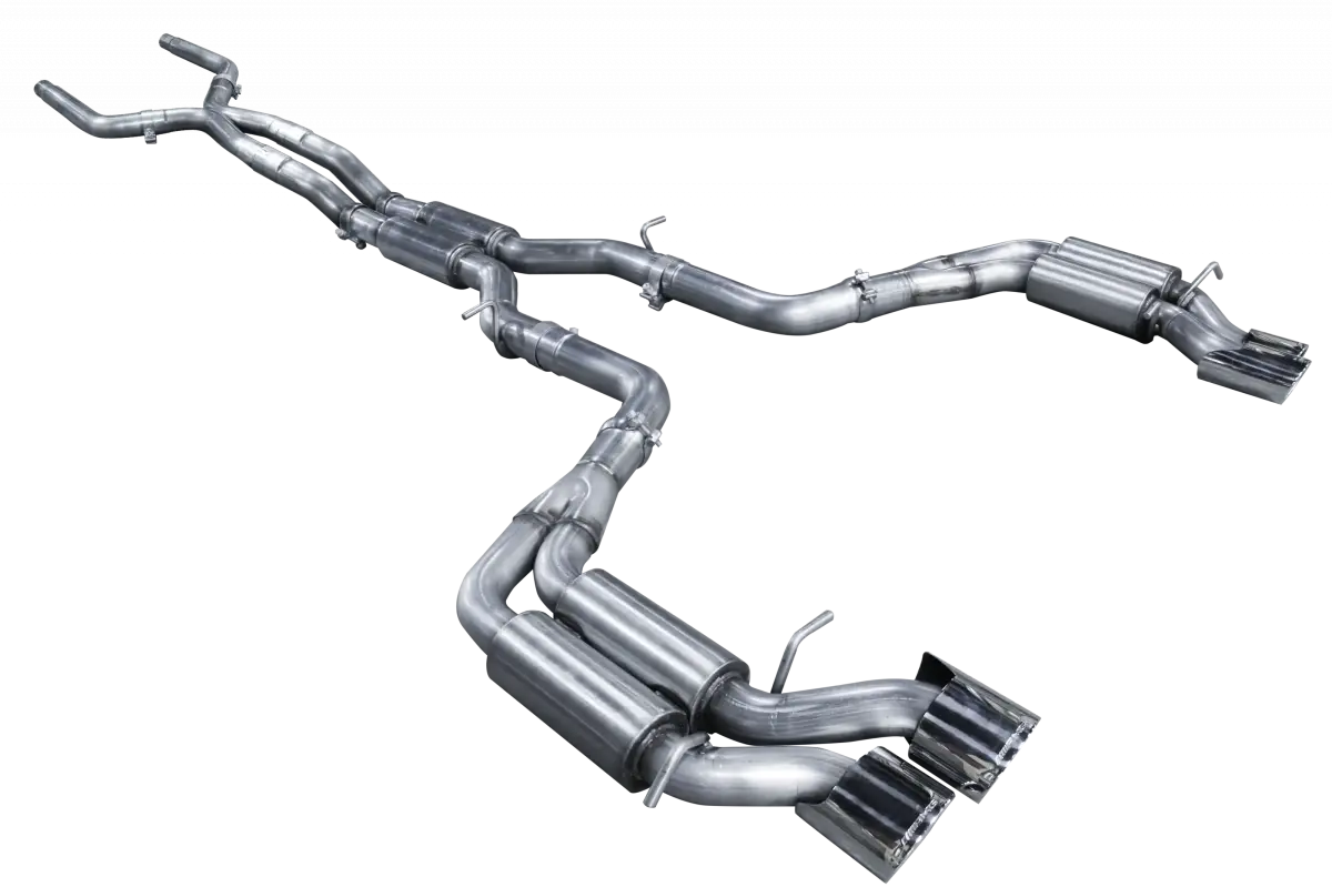 American Racing Headers - ARH Mercedes C63 2008-2015 Catback With Quad Stainless Steel Tips - Image 1