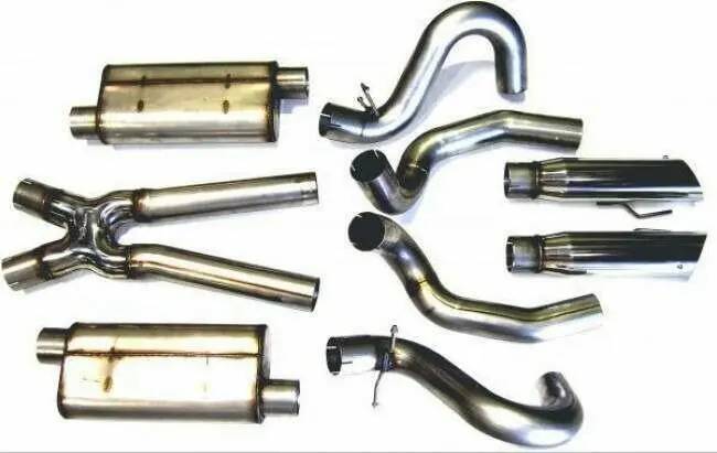 Bassani - Bassani Ford Mustang 1999-2004 4.6L 3" Cat Back With Dual Stainless Steel Tips - Image 1