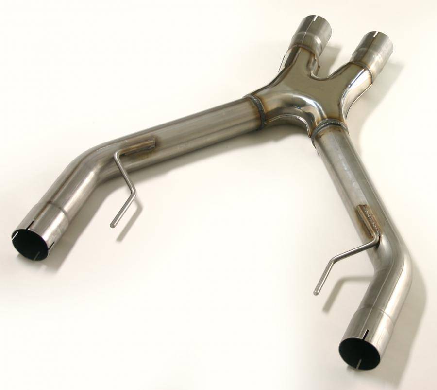 Bassani - Bassani Ford Mustang 2005-2009 4.6L 3V 2-1/2" Cated X-Pipe - Image 1