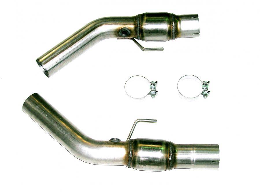 Bassani - Bassani Ford Mustang 2007-2009 5.4L 3" Catted Midpipes - Image 1