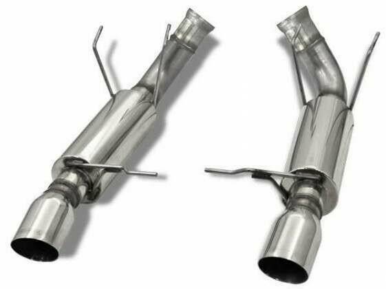 Bassani - Bassani Ford Mustang GT500 2011-2012 5.4L 3" Axle Back With Dual Stainless Steel Tips - Image 1