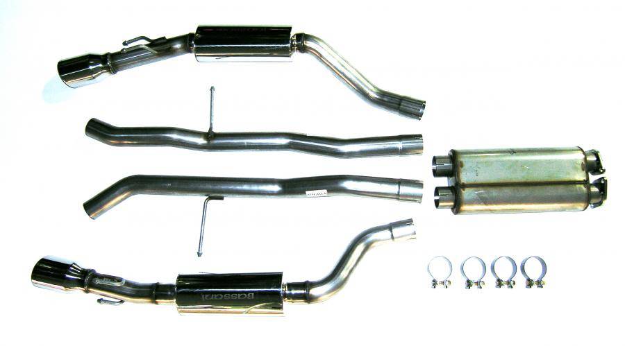 Bassani - Bassani Pontiac GTO 2005-2006 6.0L 2-1/2" Cat Back With Dual Stainless Steel Tip - Image 1