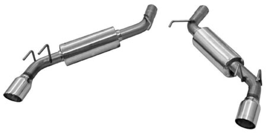Bassani - Bassani Chevy Camaro 2010-2012 6.2L 2-1/2" Axle Back With Dual Stainless Steel Tips - Image 1