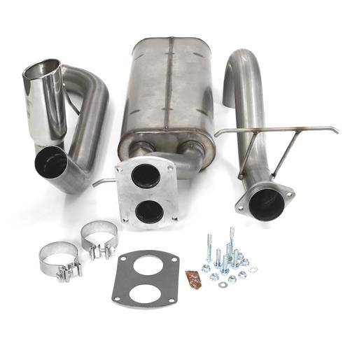 Bassani - Bassani Ford F-150 Lightning 1993-1995 351W 2-1/2" Cat Back With Single Stainless Steel Tip - Image 1