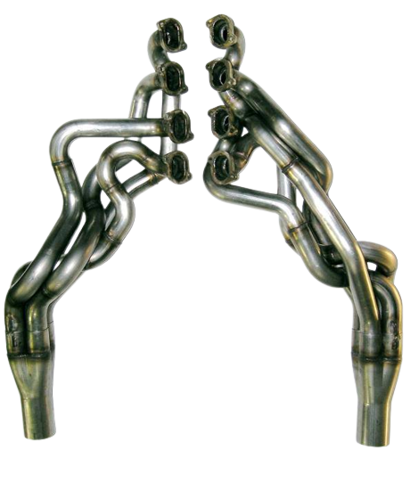 Bassani - Ford Mustang GT500 2007-2010 Bassani Stainless Steel Long Tube Headers 1 7/8" - Image 1