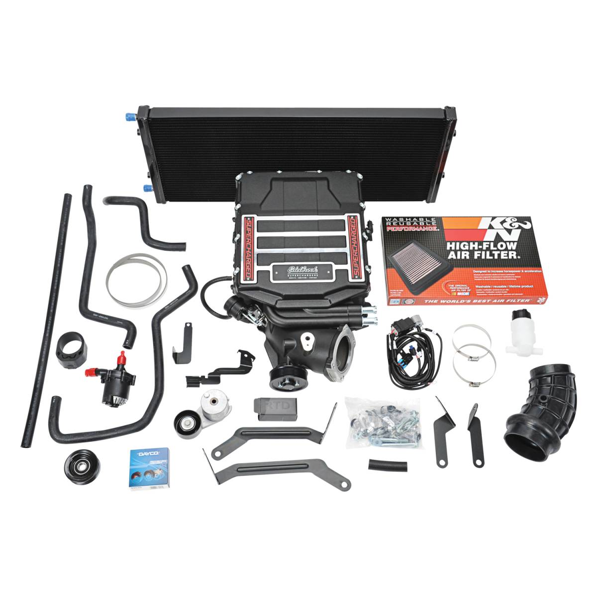 Edelbrock - Chevy Silverado GMC Sierra 2500 6.2L 2019-2021 Edelbrock Stage 1 Complete Supercharger Intercooled Kit Without Tune - Image 1