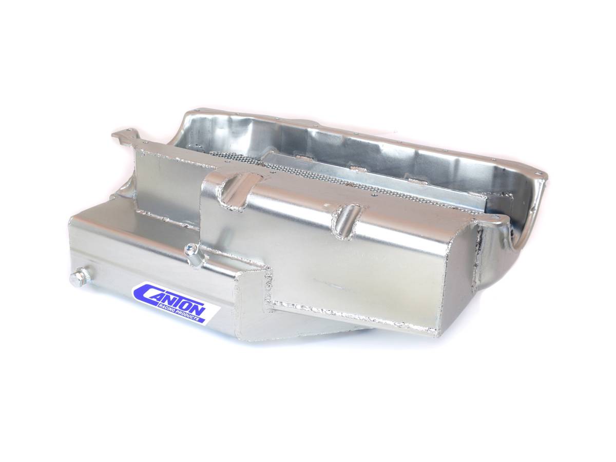 Canton Racing Products - 1985-Earlier SBC Open Chassis Pro Wet Sump Canton Race Oil Pan - Image 1