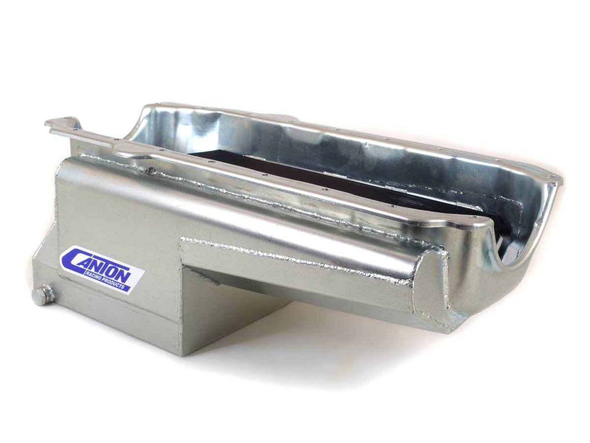 Orange Steel Oil Pan 5 Quart With Dipstick – Driver Side Fit 1955-79 SBC Chevy 350 By AMORACING