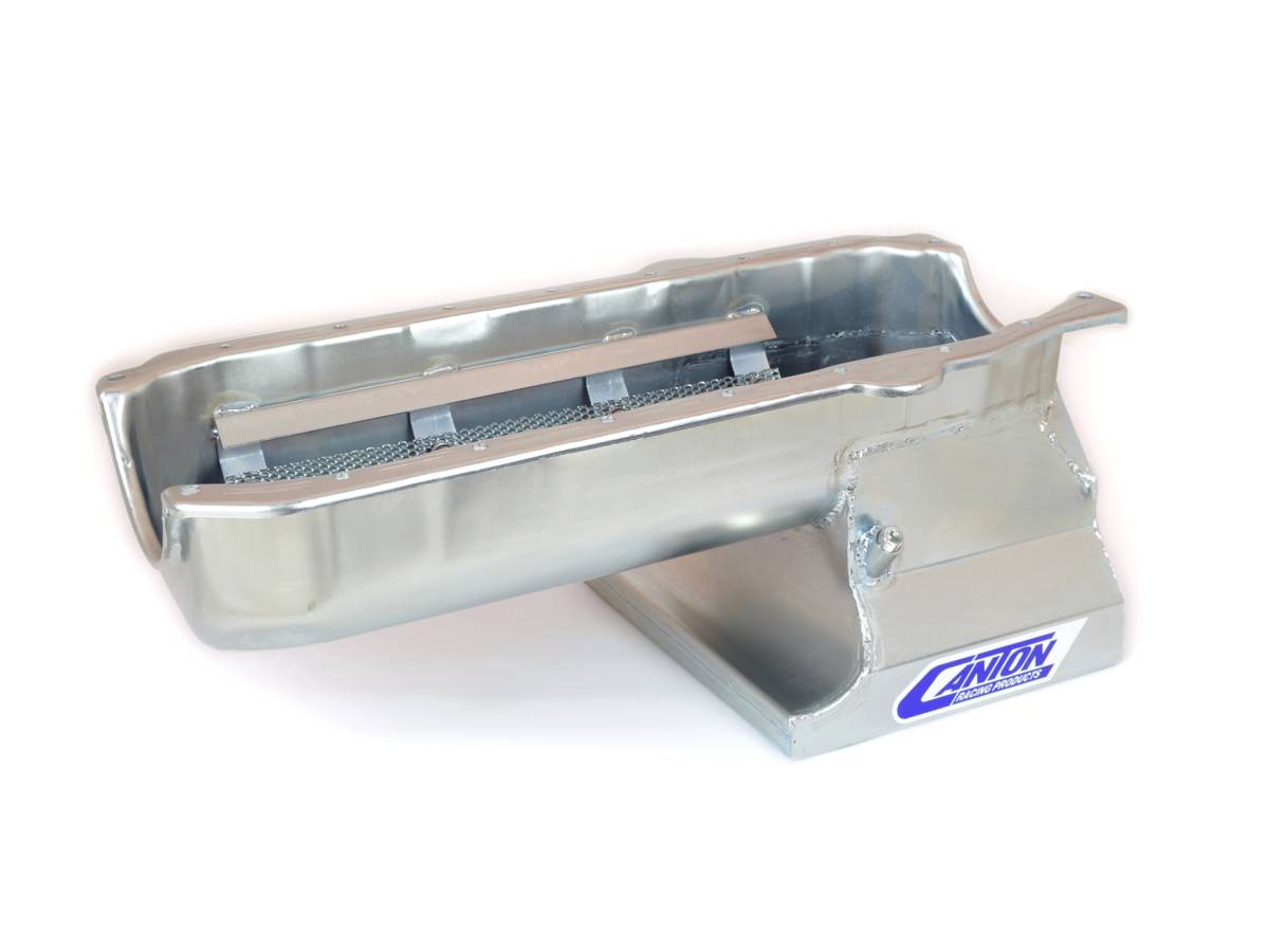 Canton Racing Products - Canton Drag Race Chevy SBC Pre-1985 Blocks w/ Left Side Dipstick Oil Pan - Image 1