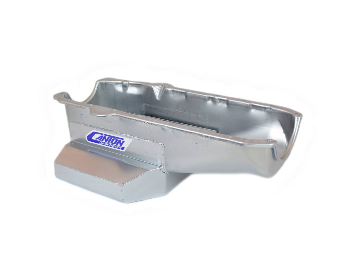 Canton Racing Products - Chevy Corvette 1984-1996 SBC blocks Canton Oil Pan - Silver - Image 1