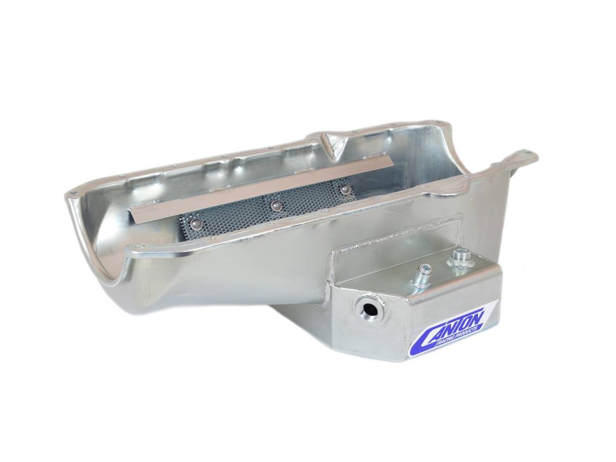 Canton Racing Products - Chevy Corvette Late-model 84-96 Canton Oil Pan - Silver - Image 1