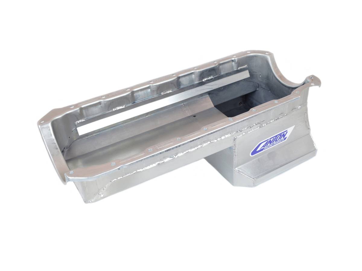 Canton Racing Products - Canton Chevy BBC Mark 4 Blocks T-Sump Street Oil Pan - Silver - Image 1