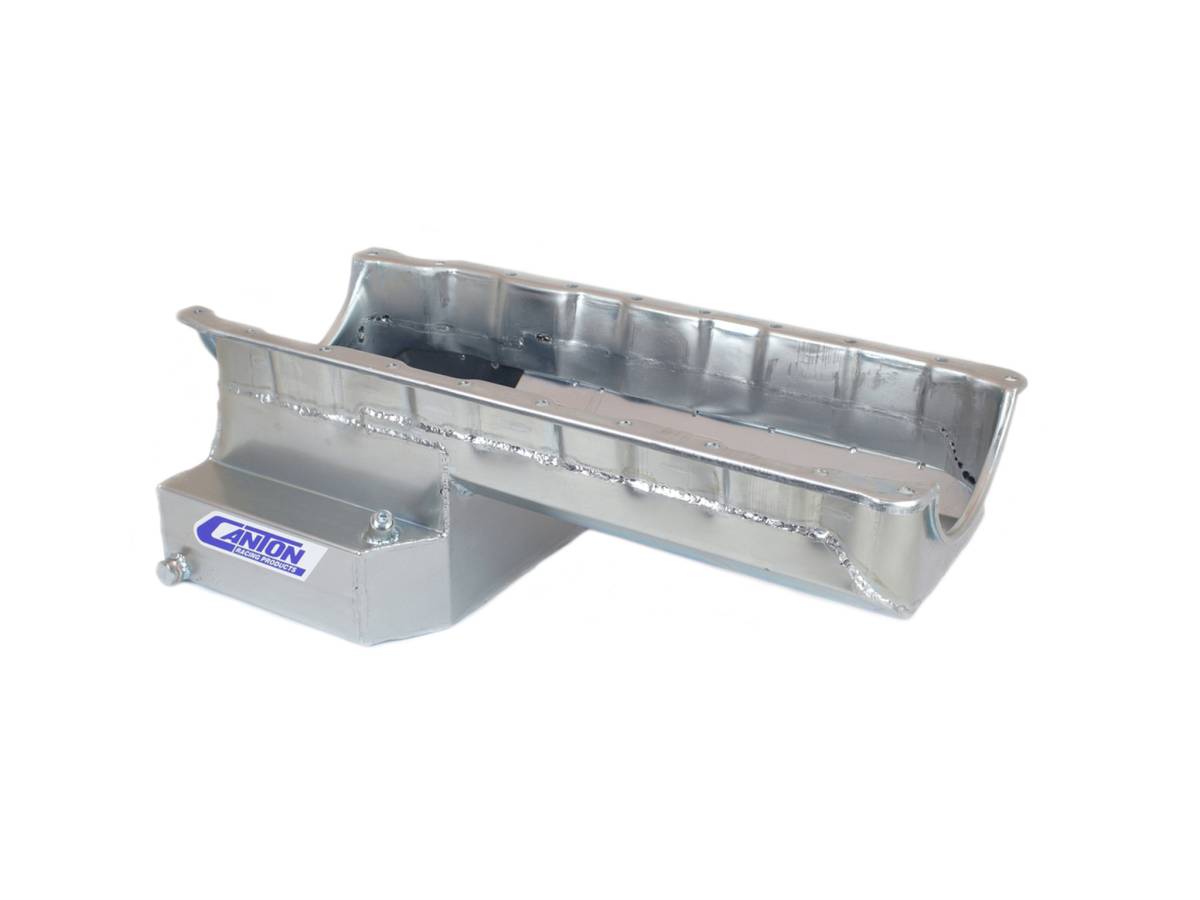 Canton Racing Products - Canton Chevy BBC Mark 5 & 6 Blocks T-Sump Street Oil Pan - Silver - Image 1