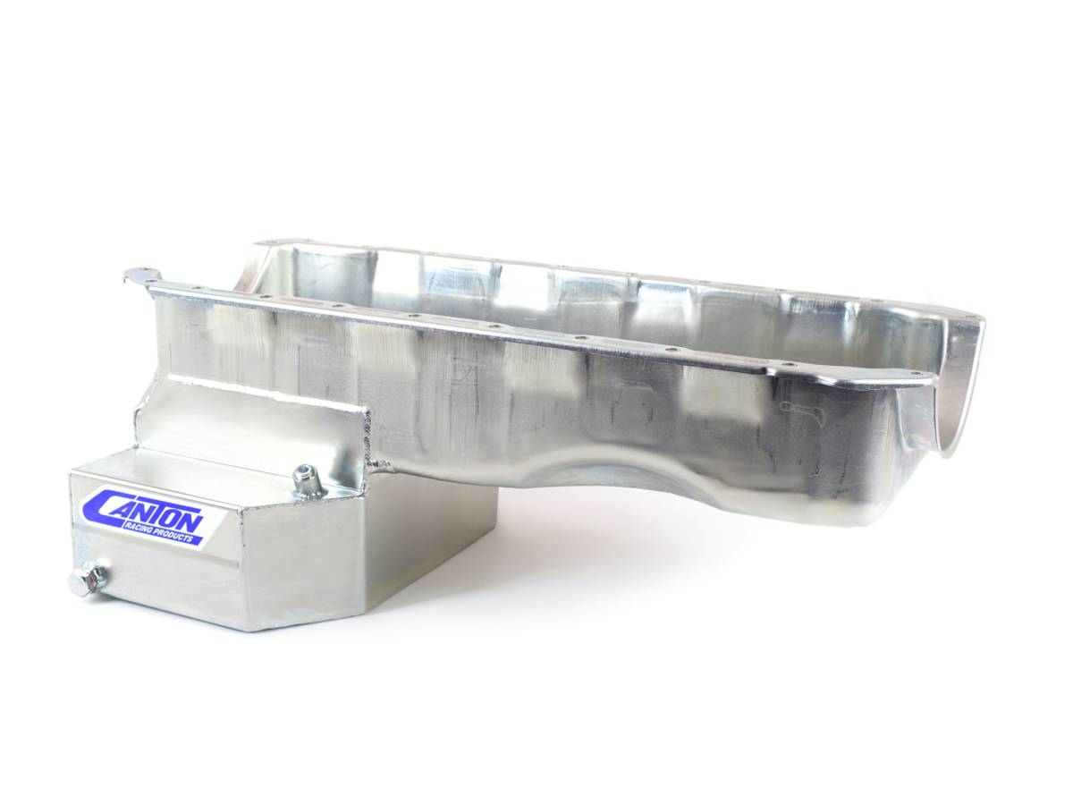 Canton Racing Products - Canton Chevy 1964-1967 Chevelle BBC Mark 4 Blocks T-Sump Street Oil Pan - Silver - Image 1