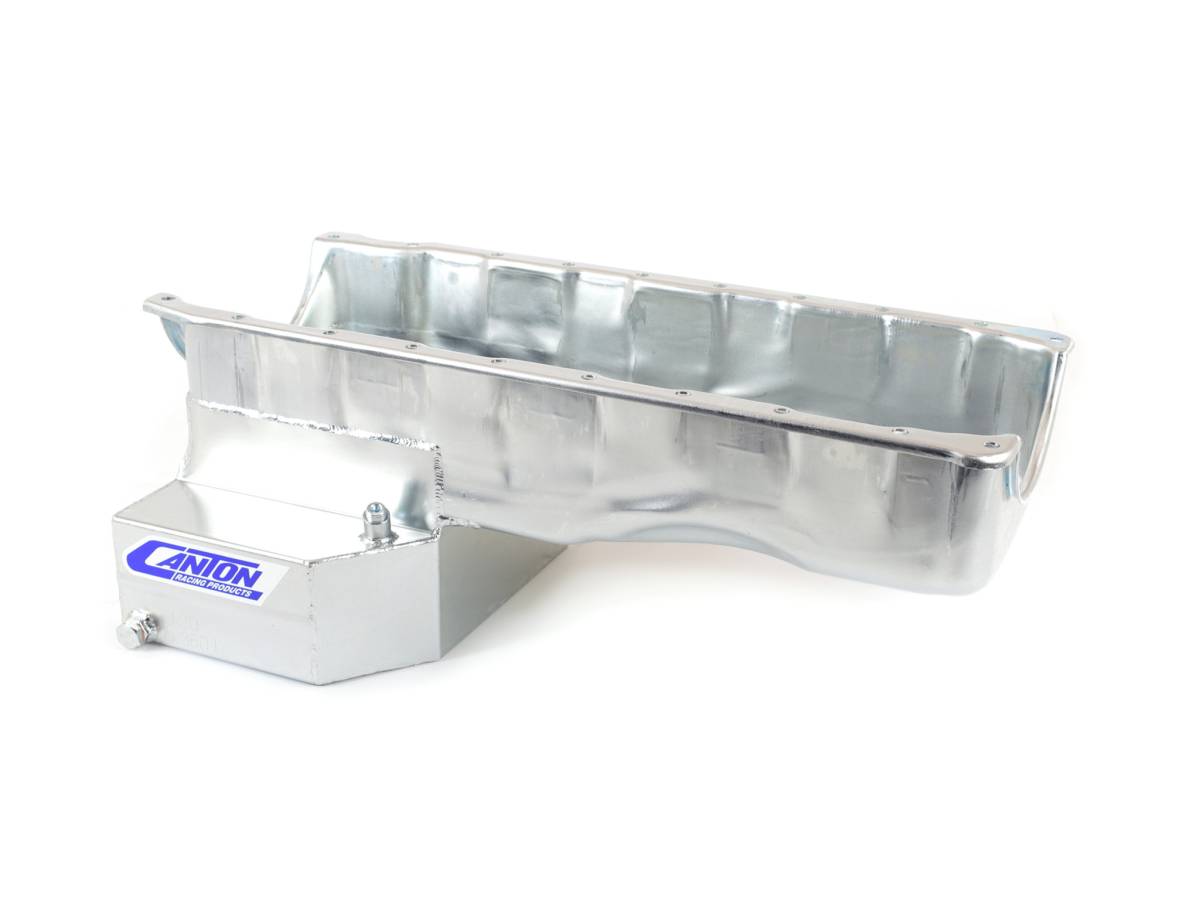 Canton Racing Products - Canton Chevy 1964-1967 Chevelle BBC Mark 5 & 6 Blocks T-Sump Street Oil Pan - Silver - Image 1