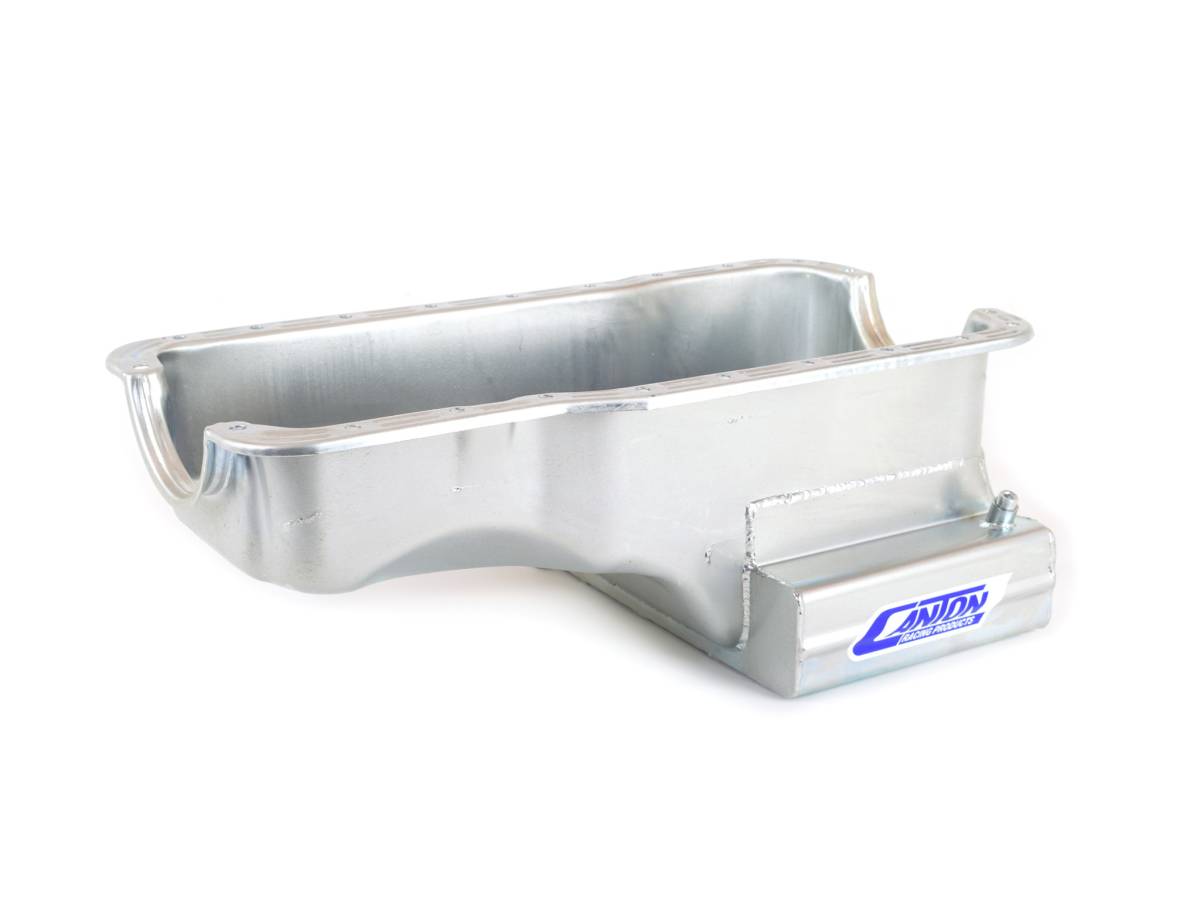 Canton Racing Products - Ford Mustang 289/302 Canton 7 Quart Front Sump Street T Oil Pan - Silver - Image 1