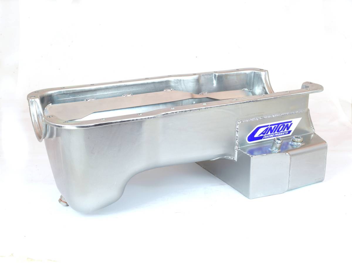 Canton Racing Products - Ford Mustang 351W Canton 7 Quart T-Style Rear Sump Oil Pan - Image 1