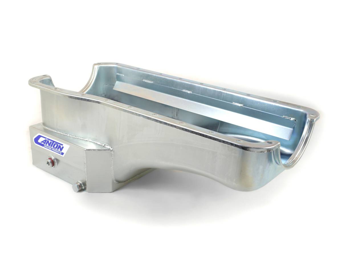 Canton Racing Products - Big Block Ford 429-460 Front T Sump Road Race Pan Oil Pan - Image 1