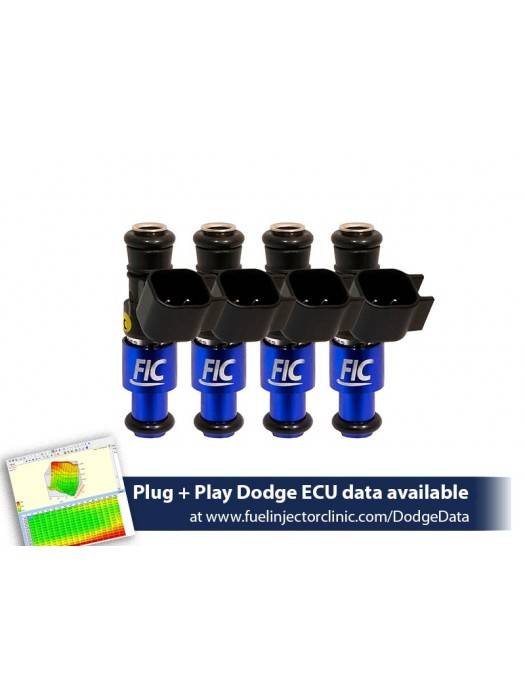 ASNU Fuel Injectors - FIC 1650cc High Z Flow Matched Fuel Injectors for Dodge SRT-4 2003-2005 - Set of 4 - Image 1