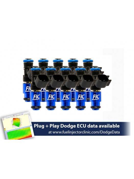 ASNU Fuel Injectors - FIC 1650cc High Z Flow Matched Fuel Injectors for Dodge Viper 2008-2017 - Set of 10 - Image 1