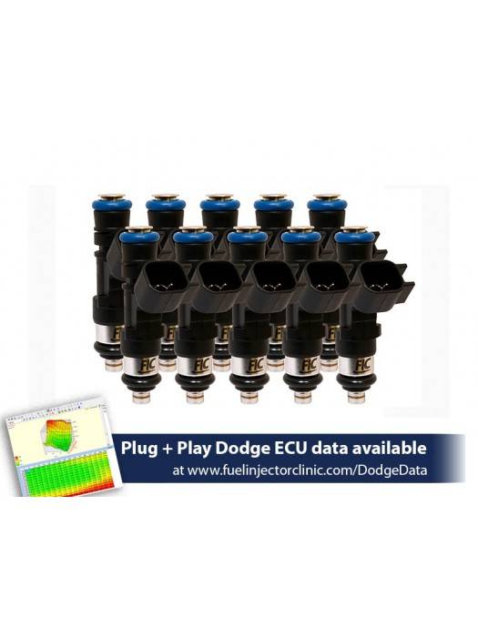 ASNU Fuel Injectors - FIC 1000cc High Z Flow Matched Fuel Injectors for Dodge Viper 2008-2017 - Set of 10 - Image 1