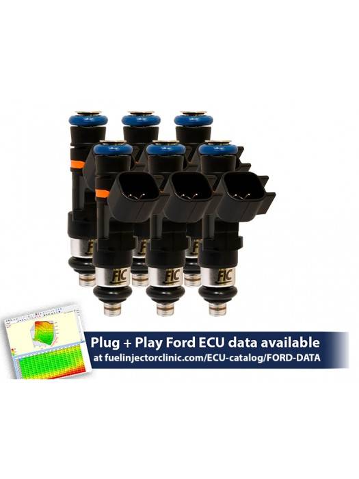 ASNU Fuel Injectors - FIC 1000cc High Z Flow Matched Fuel Injectors for Ford Falcon XR6T (FG) 2008-2014 - Set of 6 - Image 1