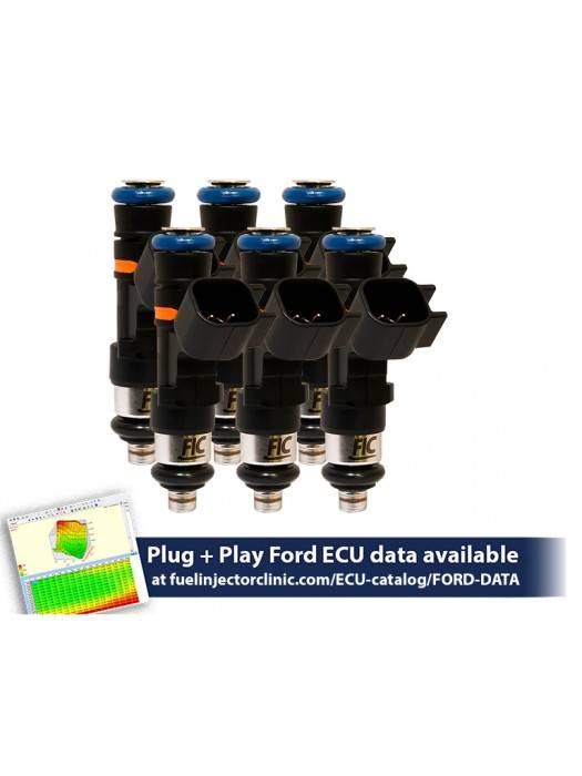 ASNU Fuel Injectors - FIC 1650cc High Z Flow Matched Fuel Injectors for Ford Falcon XR6T (BA/BF) 2002-2010 - Set of 6 - Image 1