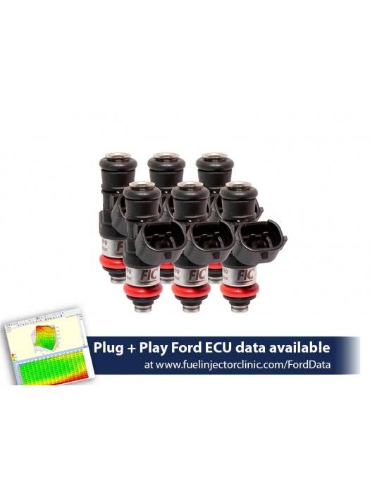 ASNU Fuel Injectors - FIC 2150cc High Z Flow Matched Fuel Injectors for Ford Mustang V6 2011-2017 - Set of 6 - Image 1