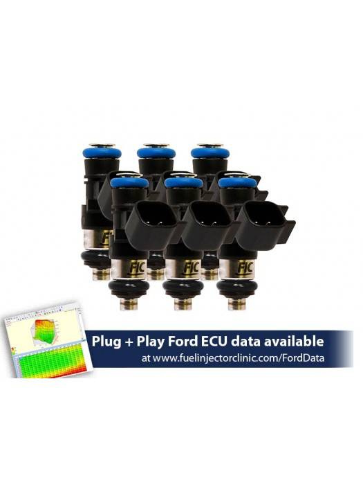 ASNU Fuel Injectors - FIC 660cc High Z Flow Matched Fuel Injectors for Ford Mustang V6 2011-2017 - Set of 6 - Image 1