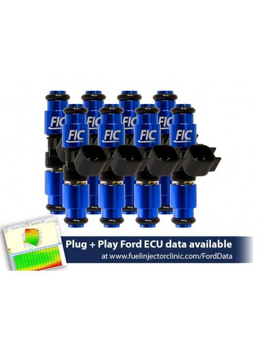 ASNU Fuel Injectors - FIC 1650cc High Z Flow Matched Fuel Injectors for Ford F-150 1985-2003 - Set of 8 - Image 1