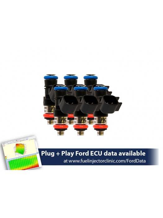 ASNU Fuel Injectors - FIC 1000cc High Z Flow Matched Fuel Injectors for Ford Raptor 2017-2019 - Set of 6 - Image 1