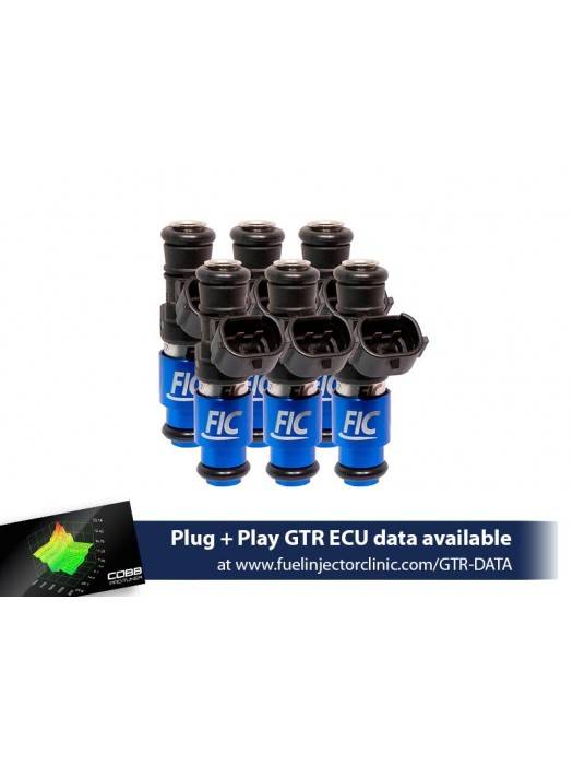 ASNU Fuel Injectors - FIC 2150cc High Z Flow Matched Fuel Injectors for Nissan GTR R35 2009+ - Set of 6 - Image 1