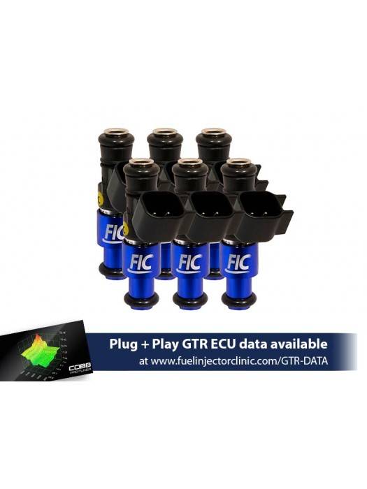 ASNU Fuel Injectors - FIC 1440cc High Z Flow Matched Fuel Injectors for Nissan GTR R35 2009+ - Set of 6 - Image 1