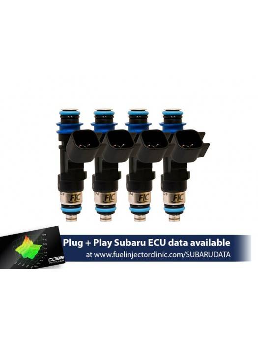 ASNU Fuel Injectors - FIC 1000cc High Z Flow Matched Fuel Injectors for Top-Feed Converted Subaru Sti 04-06 & Legacy GT 05-06 - Set of 4 - Image 1