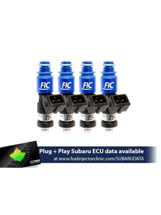ASNU Fuel Injectors - FIC 1650cc High Z Flow Matched Fuel Injectors for Subaru WRX 02-14 & STI 07+ - Set of 4 - Image 1