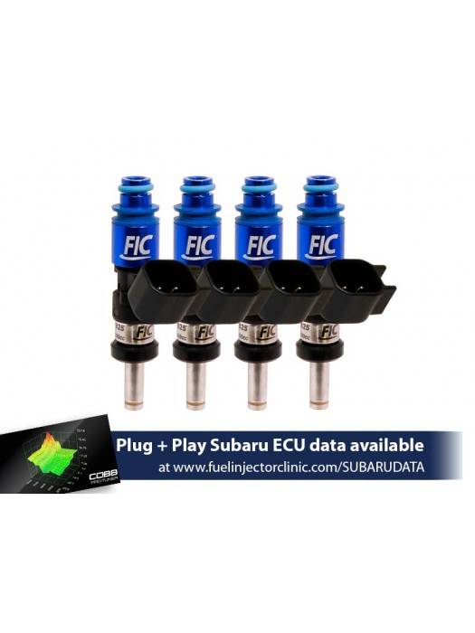 ASNU Fuel Injectors - FIC 1440cc High Z Flow Matched Fuel Injectors for Subaru WRX 02-14 & STI 07+ - Set of 4 - Image 1