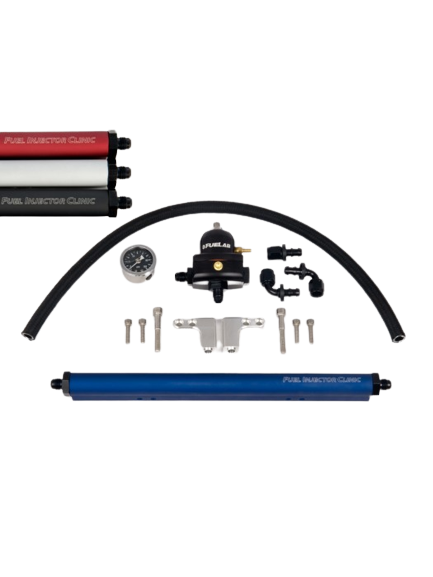 ASNU Fuel Injectors - FIC DSM Fuel Rail Kit With -6 Fittings - Image 1