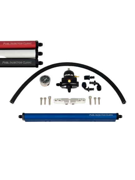 ASNU Fuel Injectors - FIC Evo 8/9 Fuel Rail Kit With -6 Fittings - Image 1