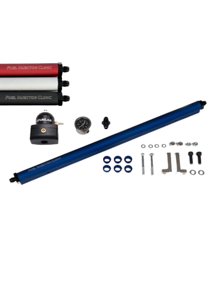 ASNU Fuel Injectors - FIC Toyota Supra MK4 Fuel Rail Kit With -6 Fittings - Image 1