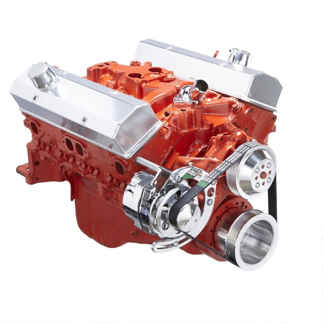 CVF Racing - CVF Chevy Small Block Serpentine Conversion System with Alternator Only Bracket, For Long Water Pump - Polished - Image 1