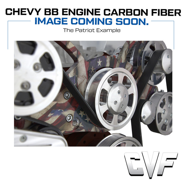 CVF Racing - CVF Chevy Big Block Serpentine System with AC, Power Steering & Alternator (All Inclusive) - Patriotic Plating - Image 1