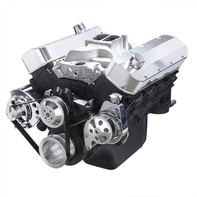 CVF Racing - CVF Chevy Big Block Serpentine Serpentine Conversion Kit with Power Steering, Long Water Pump - Polished - Image 1