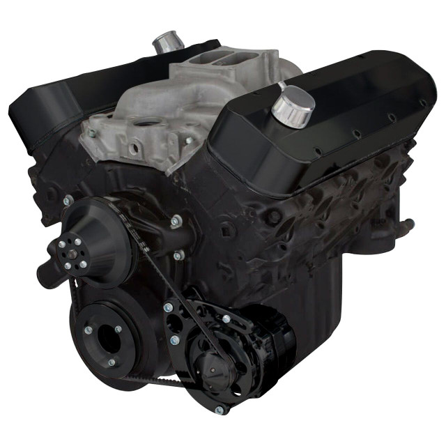 CVF Racing - CVF Chevy Big Block V-Belt System with Low Mount Alternator Brackets, For Short Water Pump - Black - Image 1