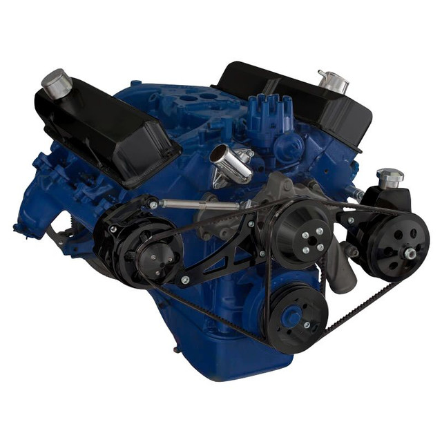 Ford 351 Cleveland Accessory Drive Serpentine Kit with Classic