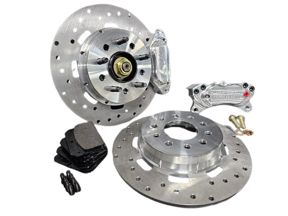 Aerospace Components - Aerospace Ford Mustang 2005-2014 4 Piston Heavy Duty Front Drag Disc Brakes - Image 1