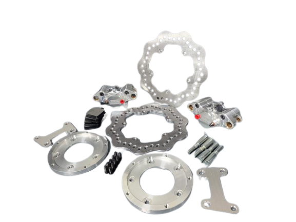 Aerospace Components - Aerospace Front 1 Piston Spindle Mount Pro-Lite Drag Disc Brakes For Anglia Spindle - Image 1