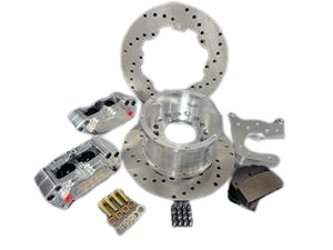 Aerospace Components - Aerospace Olds/ Pontiac Housing Ends 4 Piston Heavy Duty Rear Drag Disc Brakes - 5/8" Studs - Image 1