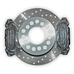 Aerospace Components - Aerospace Ford Old Style Housing 4 Piston Heavy Duty Dual Rear Drag Disc Brakes (5 Lug) - 5/8" Studs - Image 1