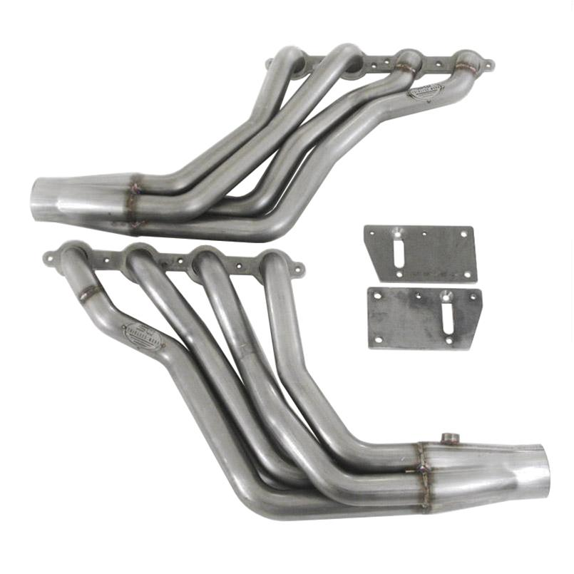 Trickflow - Trick Flow GM LS1 V8 Stainless Steel Long Tube Headers 1 3/4" x 3" Only Works W/ Aftermarket Rack & Pinion Steering System - Image 1