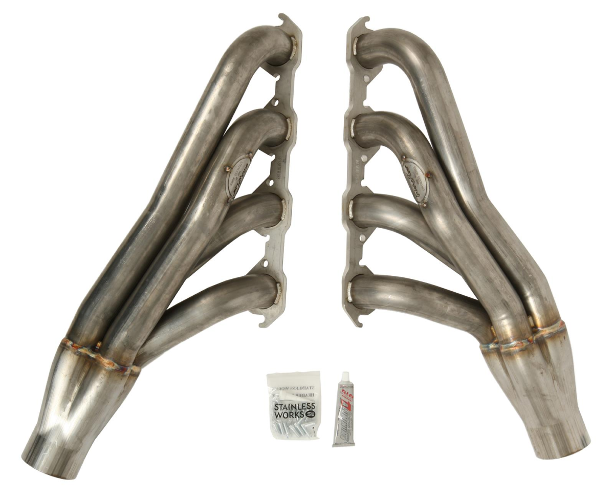 FUDA INDUSTRIES Pair 304 Stainless Steel Exhaust Header Collectors - 1-7/8" OD Primaries, Weld-On